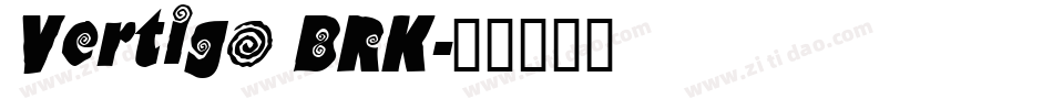 Vertigo BRK字体转换
